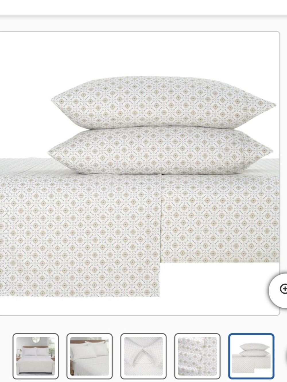 South Point Home Fashions Microfiber 6-piece Sheet Set King (Beige) NWT